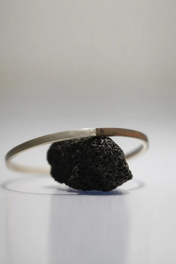 Parts of Four System Series Bracelet Series Collection PS4-907-1-DA+DR-ZCY 4mm Dirty Sterling Silver+Dirty Brass PPOF55